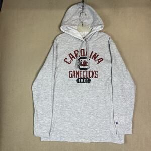 Champion Hoodie Mens 2XL Gray South Carolina Gamecocks University Pullover
